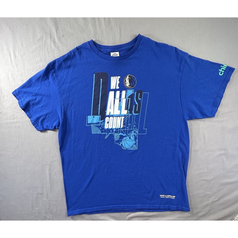 Dallas Mavericks Promo T-shirt Men's XL Mavs Vs‎ Grizzlies